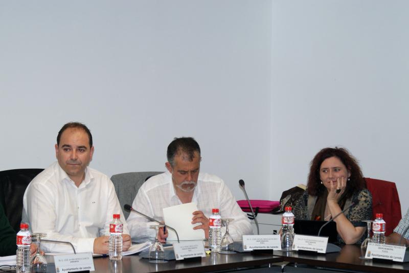 Los concejales del PRC durante la celebraci?n de un Pleno