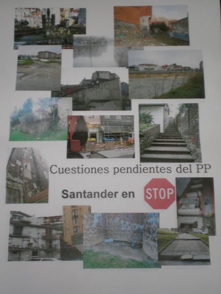 Cartel Santander en STOP