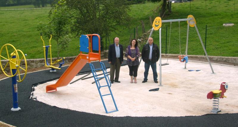 Ter?n visita las obras del parque infantil y de mayores de San Jorge