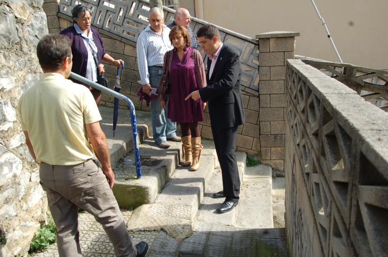 Concejales regionalistas viistan la zona de Enrique Gran-Miralmar
