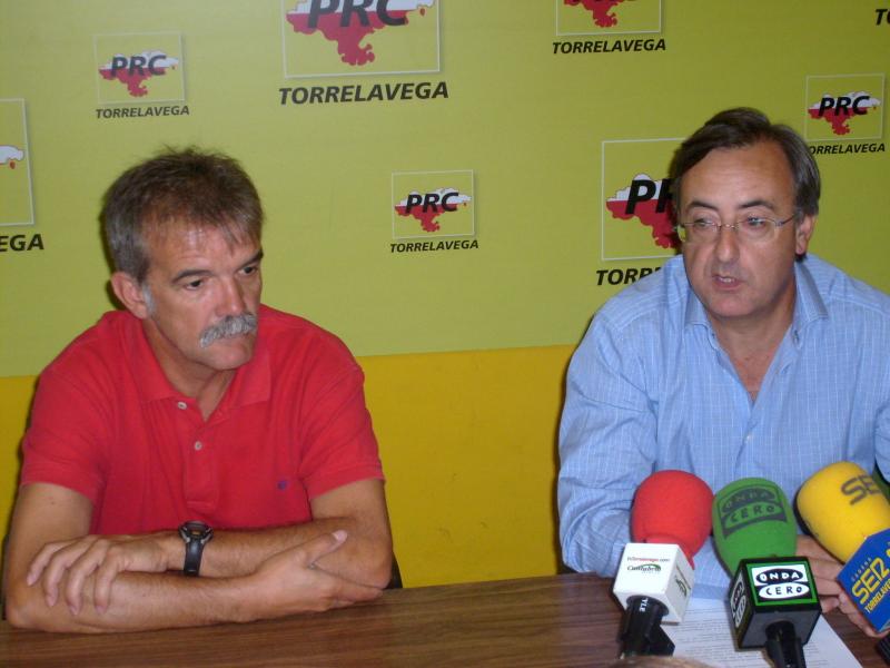 Pedro G. Carmona y Jose Mar?a Fern?ndez en rueda de prensa