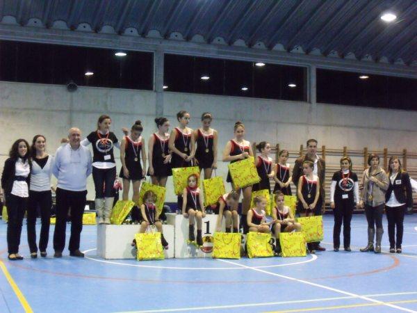 Uno de los podium del campeonato, junto con el Alcalde y el Concejal de Deportes
