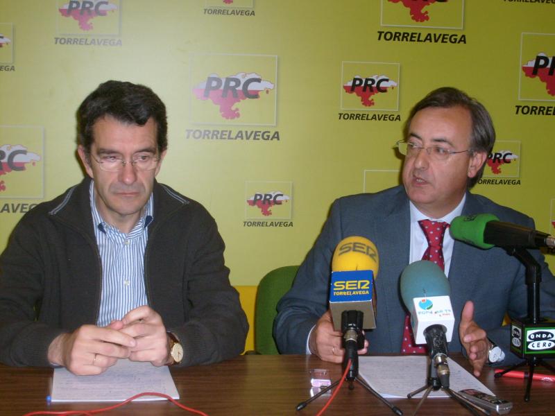 Pedro G. Carmona y Pedro P. Noriega en rueda de prensa