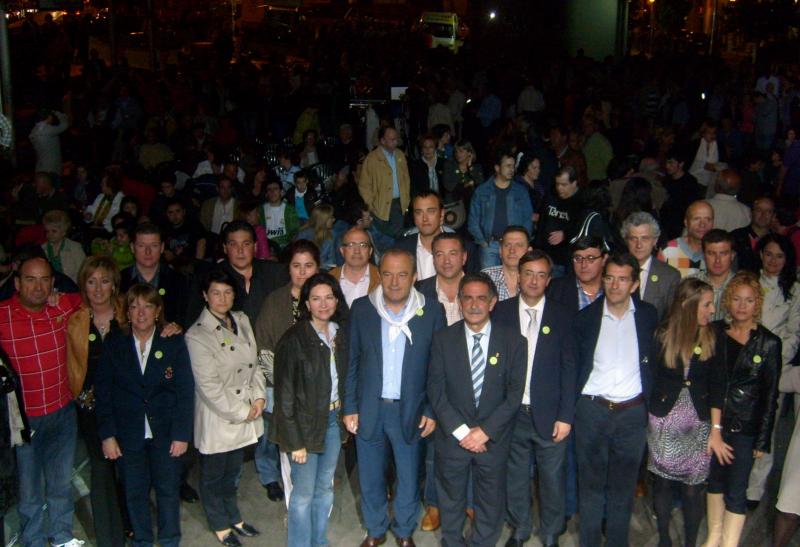 Presentaci?n de la candidatura en la Llama