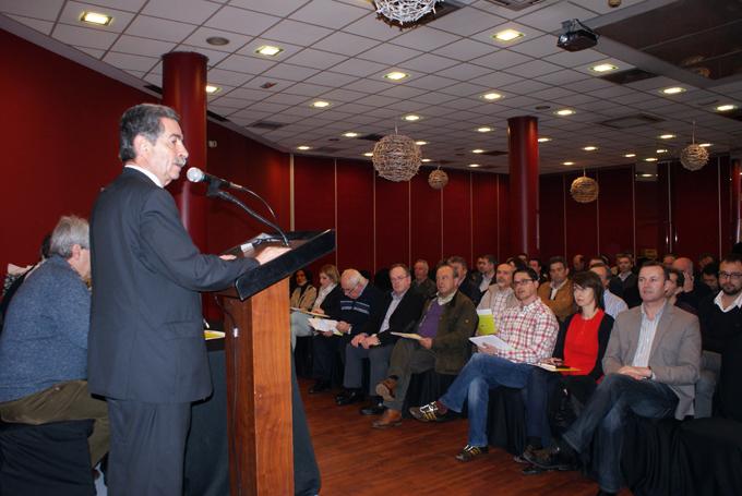 Revilla durante su intervenci?n en la jornada del PRC sobre la reforma local.
