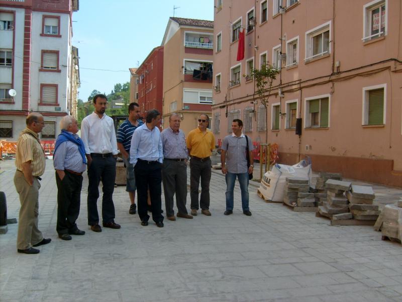 Visita de los concejales del PRC a las obras de Casimiro Sainz