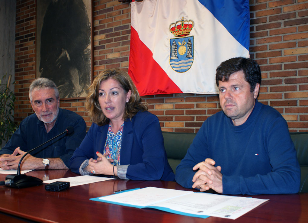 De izquierda a derecha, Avelino Rodríguez, Rosa Díaz y Manuel Saiz.