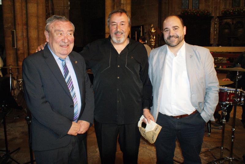 De izquierda a derecha, Santos Fern?ndez Revolvo, Jes?s Manuel Piedra y Pedro Diego Hoyo