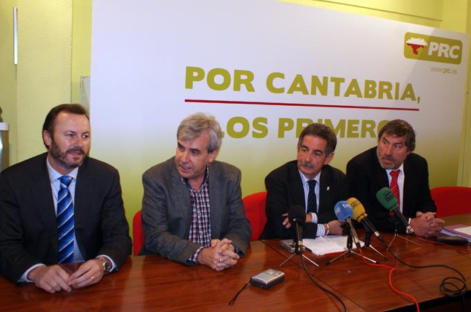 Guillermo Blanco, Rafael de la Sierra, Miguel ?ngel Revilla y Fernando Fern?ndez, de izquierda a derecha