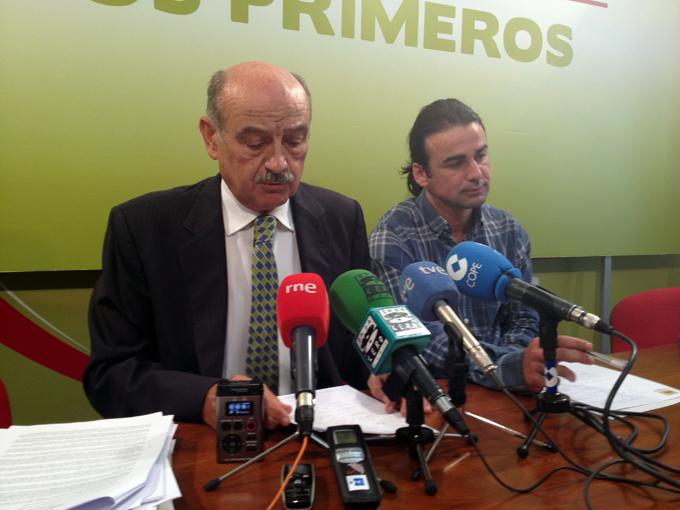 Jos? Mar?a Maz?n, a la izquierda, y Jorde de Miguel.