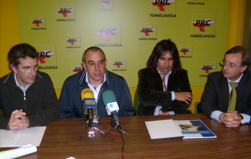 Pedro G. Carmona, Pedro P. Noriega, Fran Mart?n y Enrique G. Ojeda en rueda de prensa