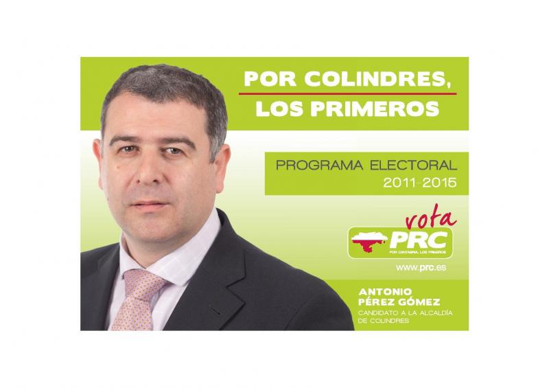 Programa PRC Colindres.Portada