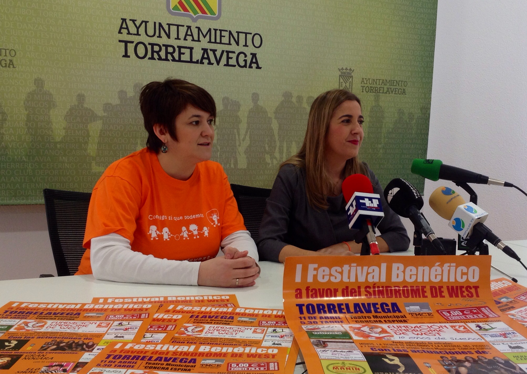 Rueda de prensa de presentación del Festival a beneficio del Síndrome de West