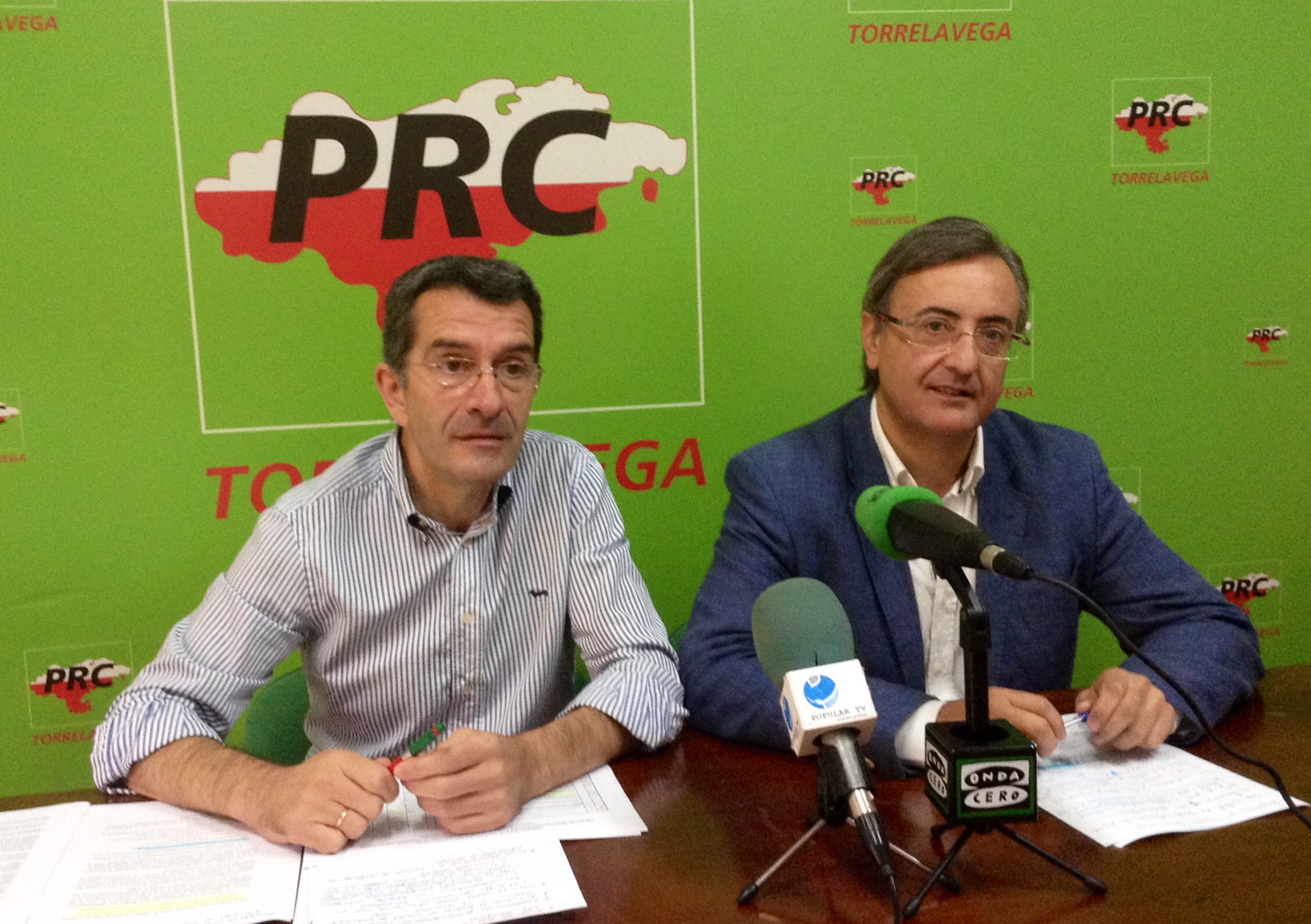 G. Carmona y P. Noriega en rueda de prensa