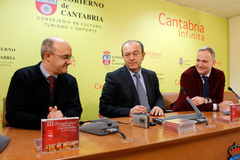 Marcano, en la presentaci?n de la III edici?n del Festival de la M?sica Popular de Cantabria