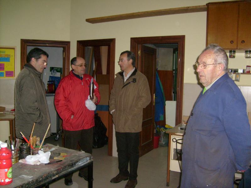 Pedro G. Carmona y Pedro P. Noriega visitan las instalaciones de la Fundaci?n Amig?