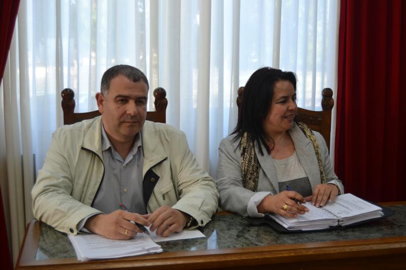 Aurora Cuero y Antonio Pérez, concejales del PRC en el Ayuntamiento de Colindres