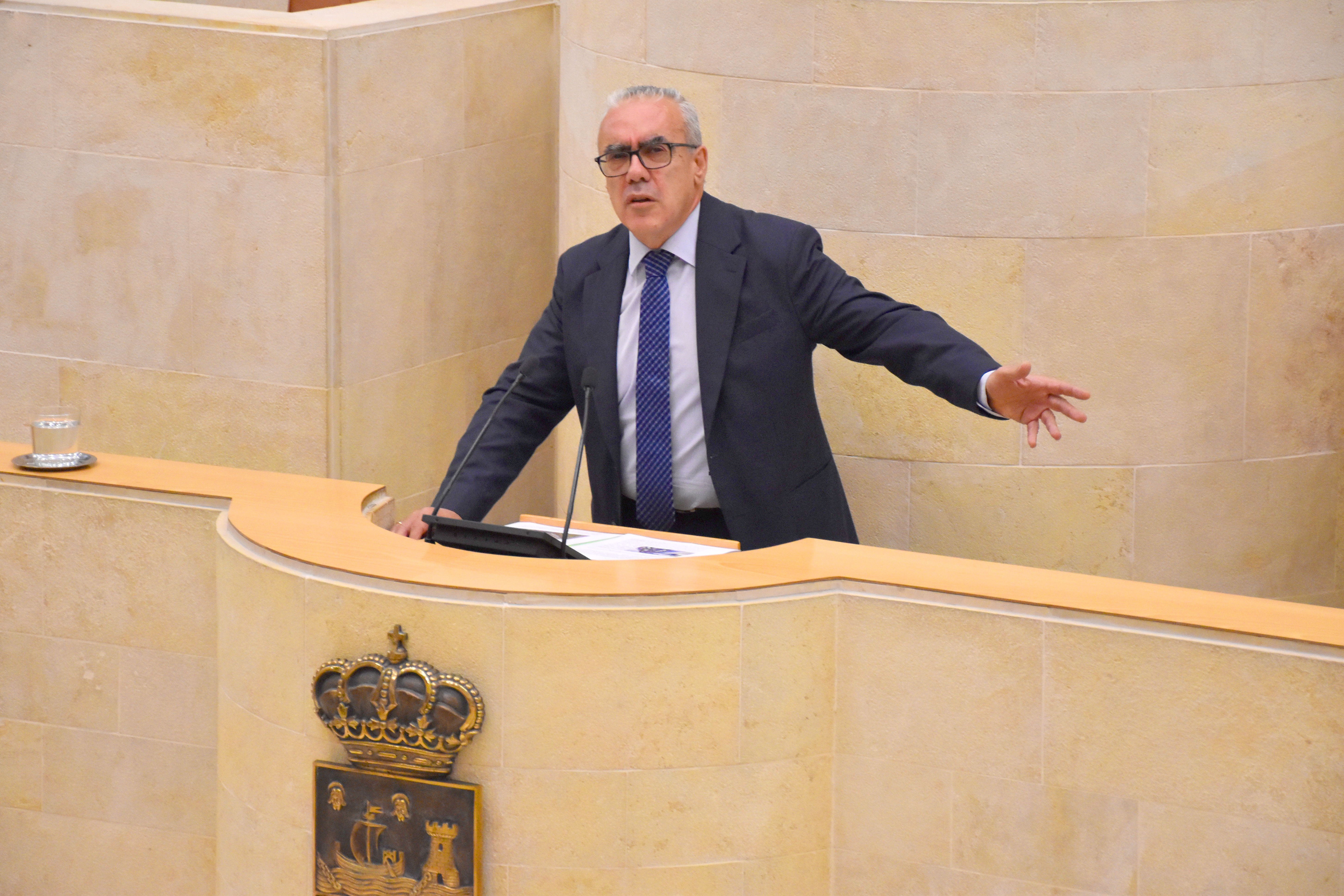 El portavoz parlamentario del PRC, Pedro Hernando