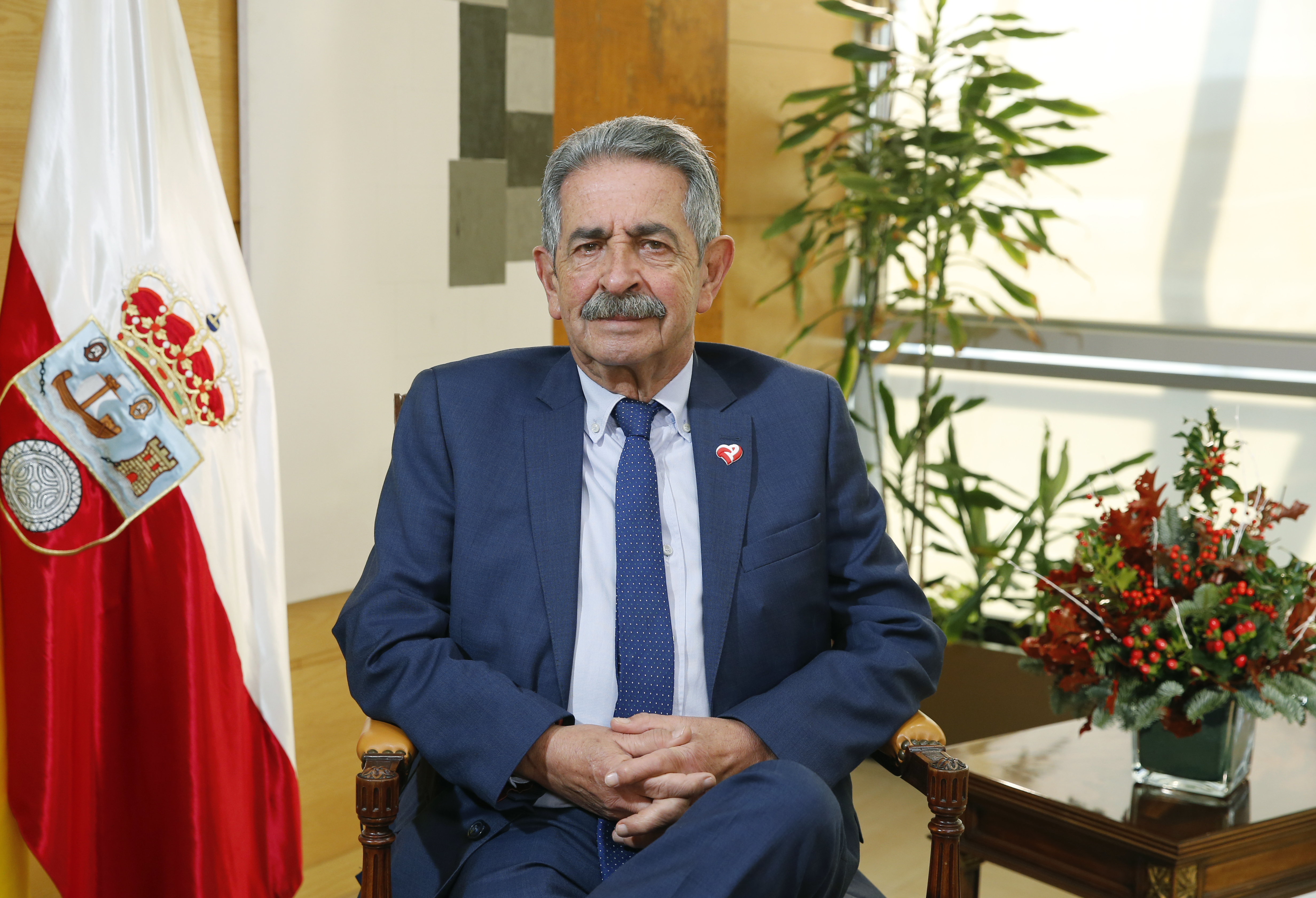 Miguel Ángel Revilla, presidente de Cantabria. (Foto: Lara Revilla)