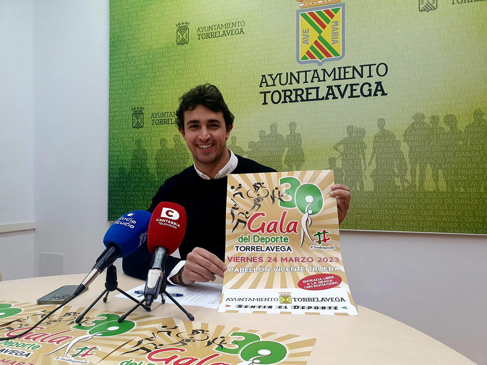 La 30ª Gala del Deporte de Torrelavega se celebrará el 24 de marzo en el Vicente Trueba