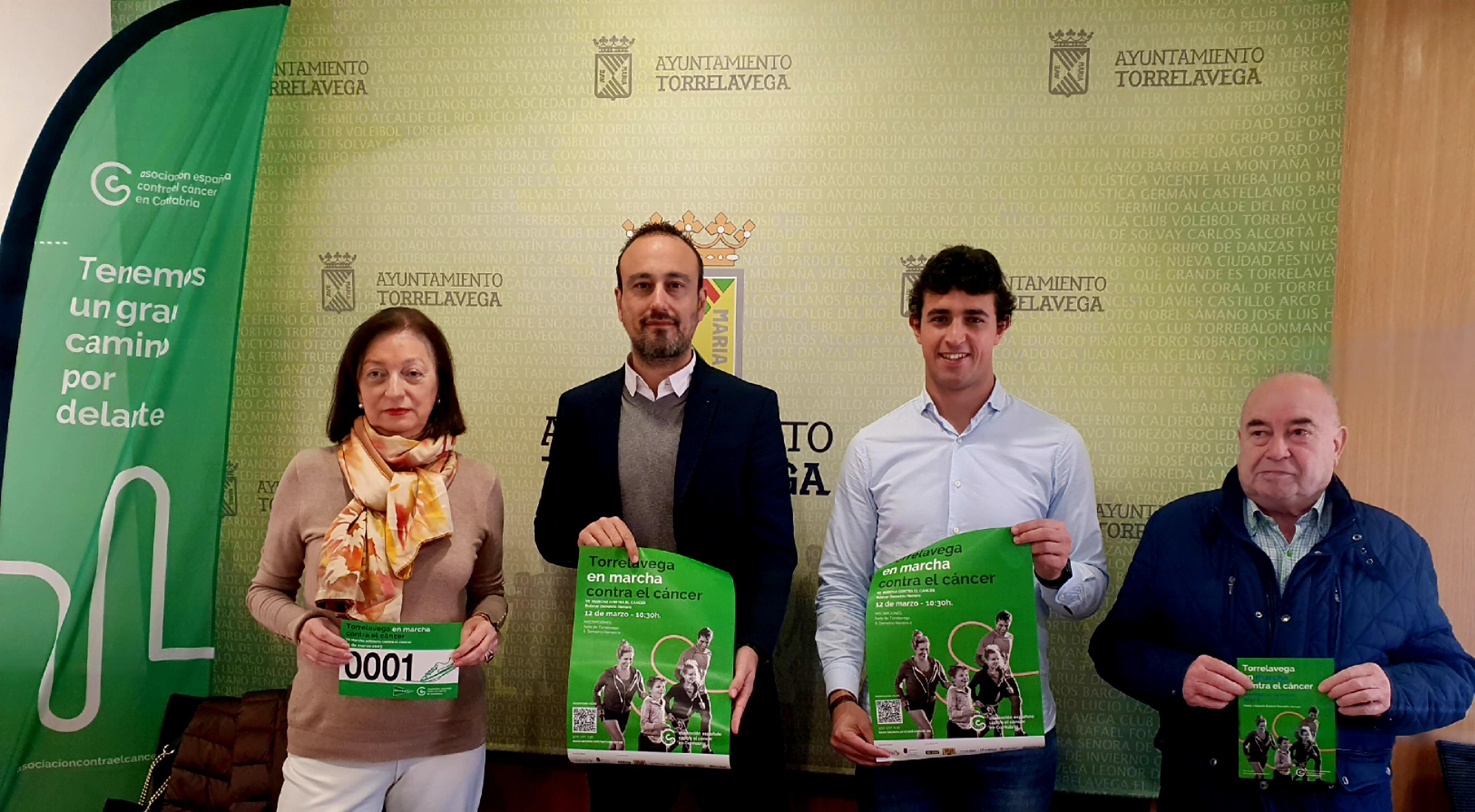 López Estrada presenta la VII Marcha Contra el Cáncer de Torrelavega