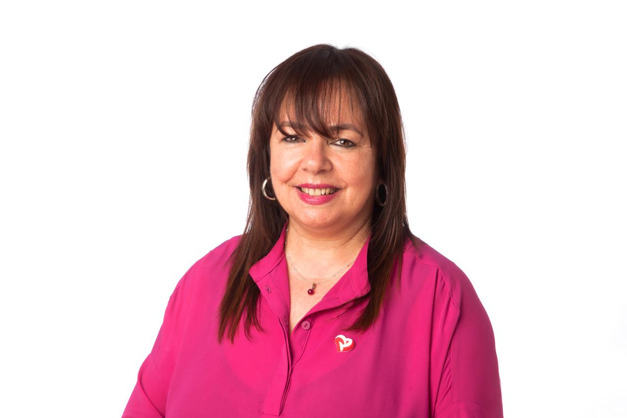 Aurora Cuero, presidenta del Comité Comarcal Asón-Agüera 