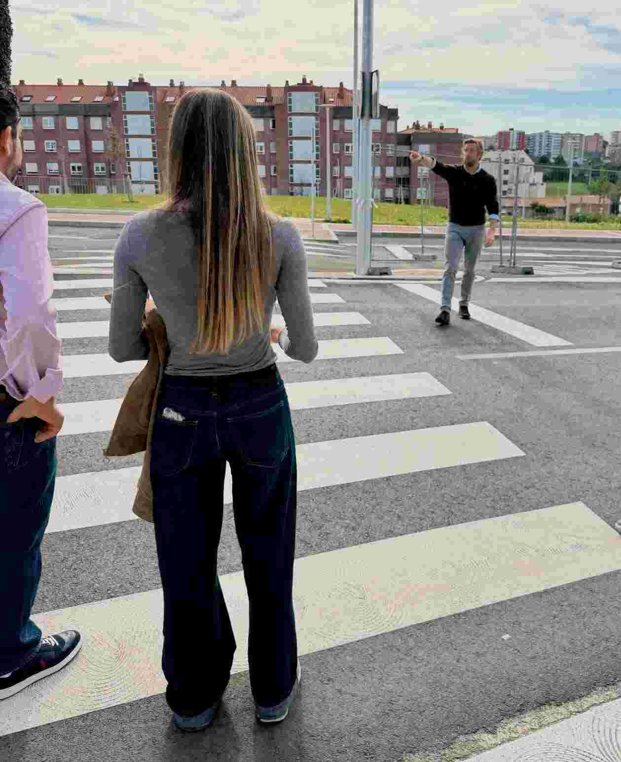 Felipe Piña durante su visita