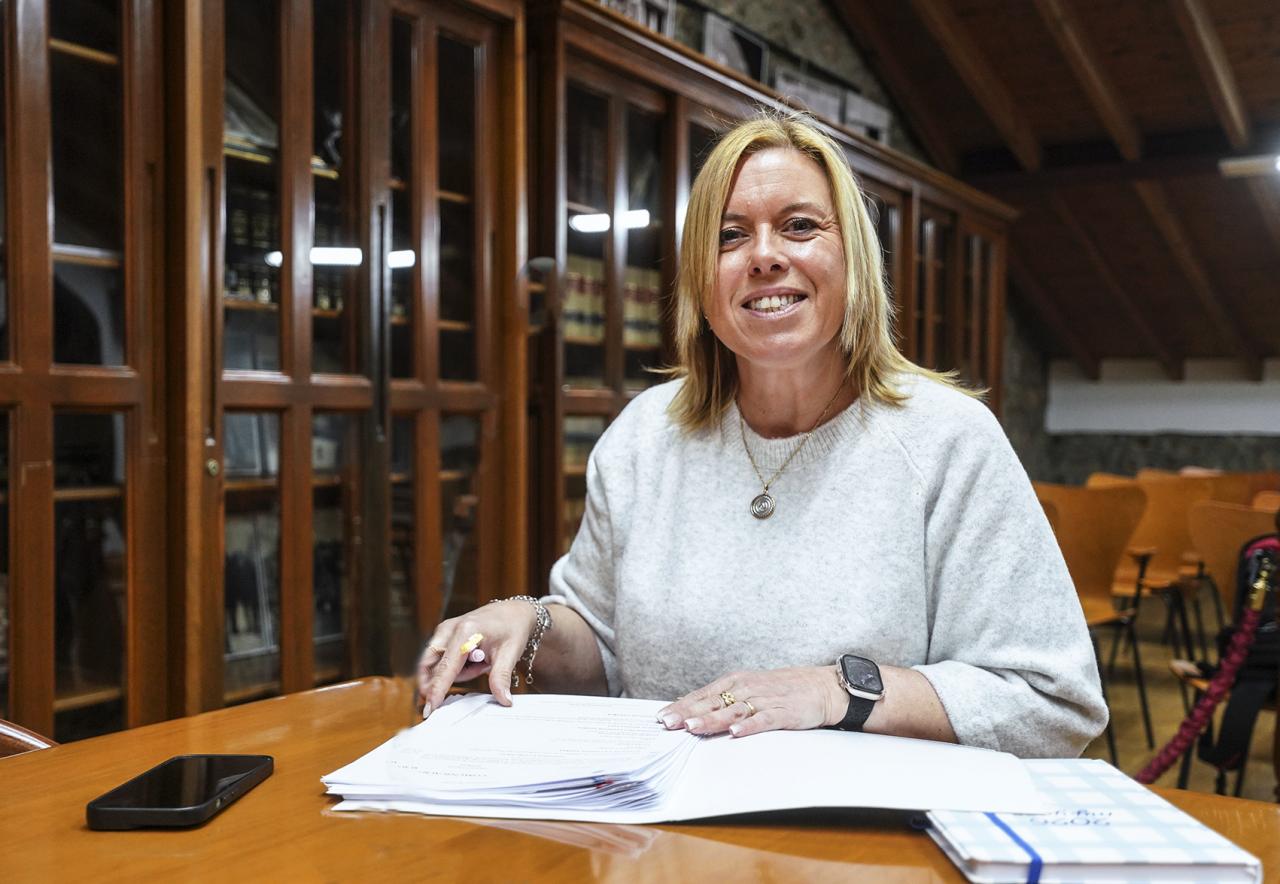 Emi Peón, portavoz del PRC en Cartes
