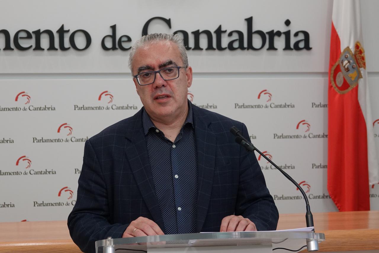 Pedro Hernando en la rueda de prensa que ha ofrecido hoy