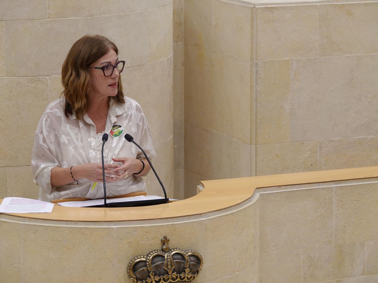 La diputada del PRC Rosa Díaz