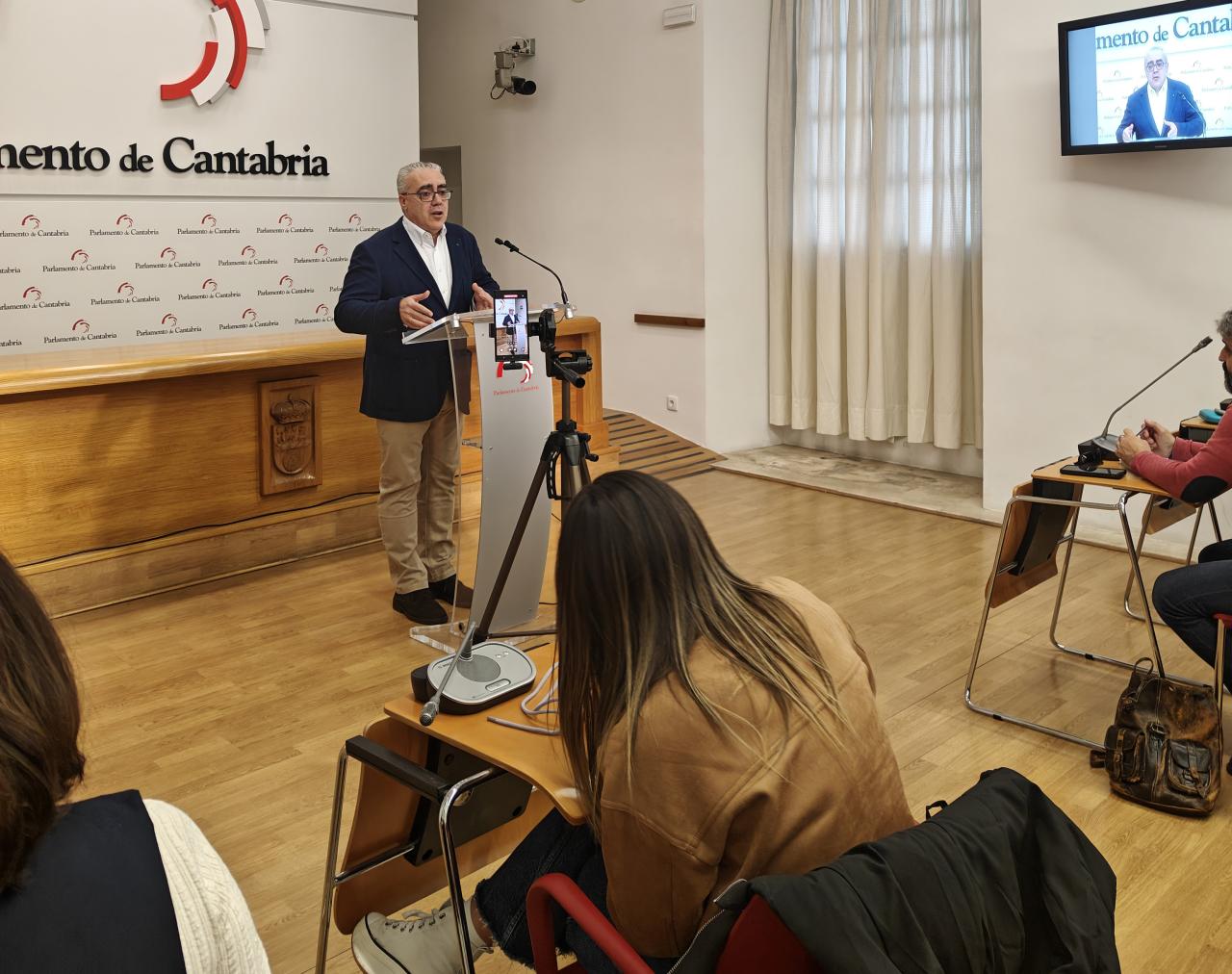El portavoz del PRC, Pedro Hernando