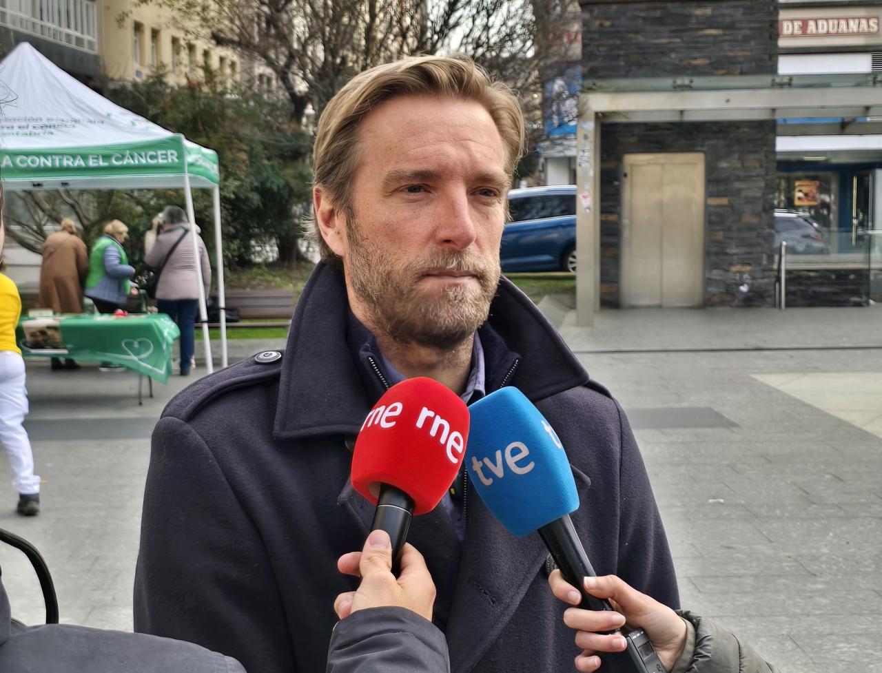 Felipe Piña, portavoz del PRC en Santander y candidato a la Alcaldía