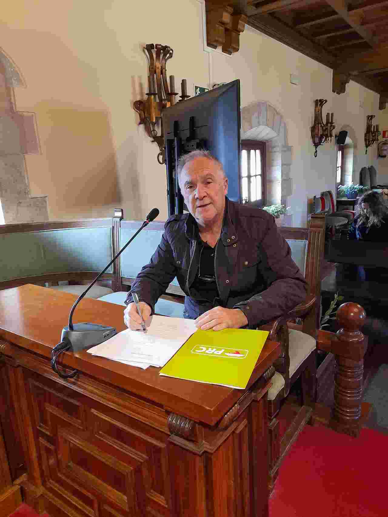 El portavoz del PRC en Camargo, Eugenio Gómez