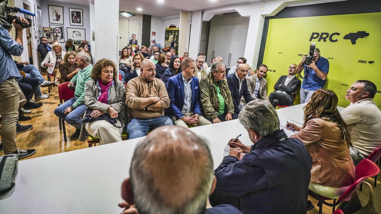 Un momento de la reunión celebrada este martes por el Comité Ejecutivo del PRC