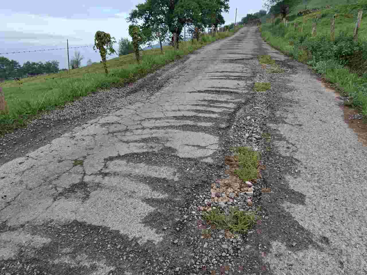 Estado actual de uno de los caminos sin arreglar