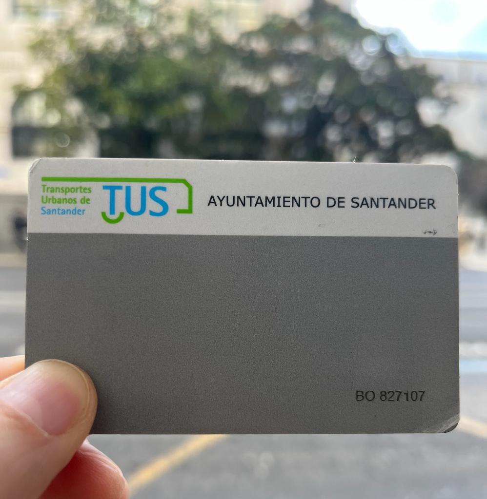 Tarjeta del TUS