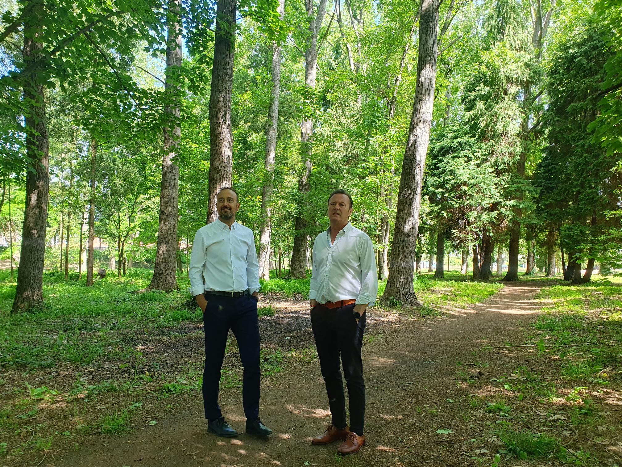 López Estrada y Guillermo Blanco subrayan la apuesta regionalista por la puesta en valor del Parque de Las Tablas  